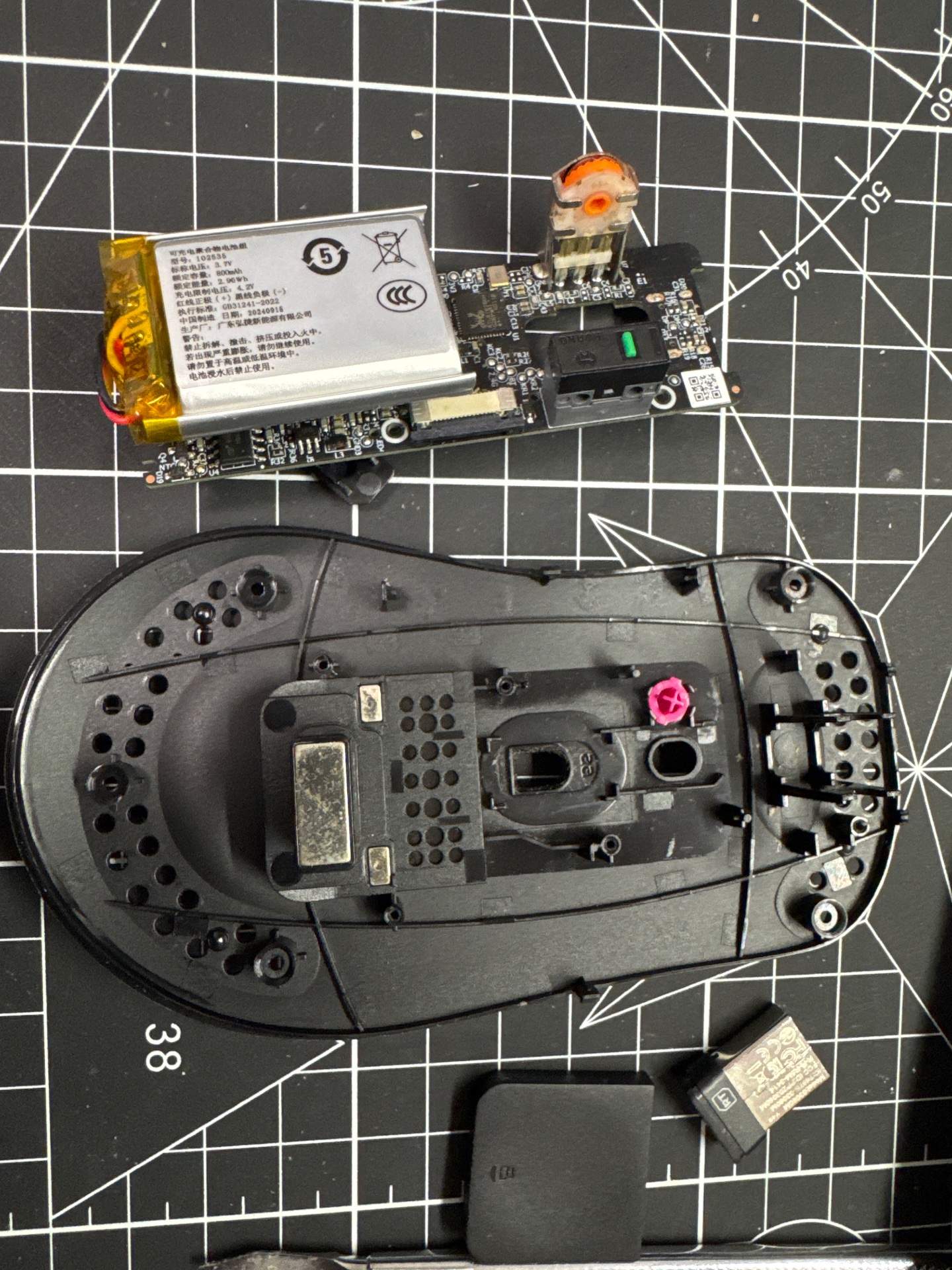 雷柏vt-3 promax 滚轮回滚 实拍图