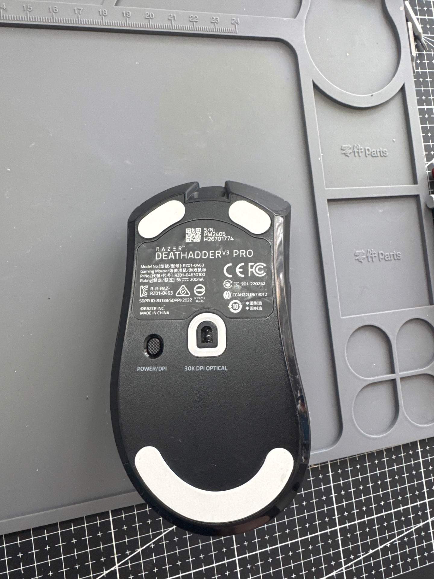 炼狱蝰蛇 V3 滚轮回滚更换滚轮编码器 实拍图 2
