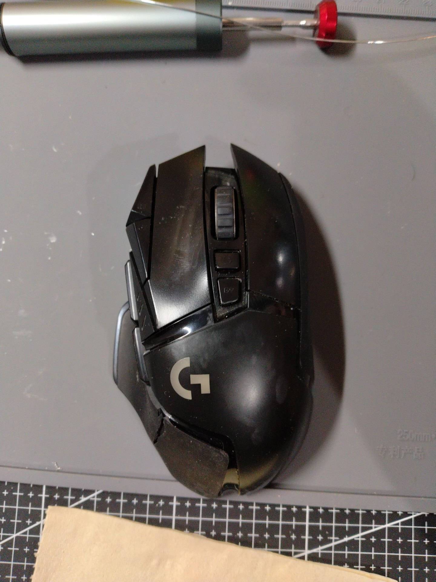 罗技 G 502无线版更换中框➕简单清洁 实拍图