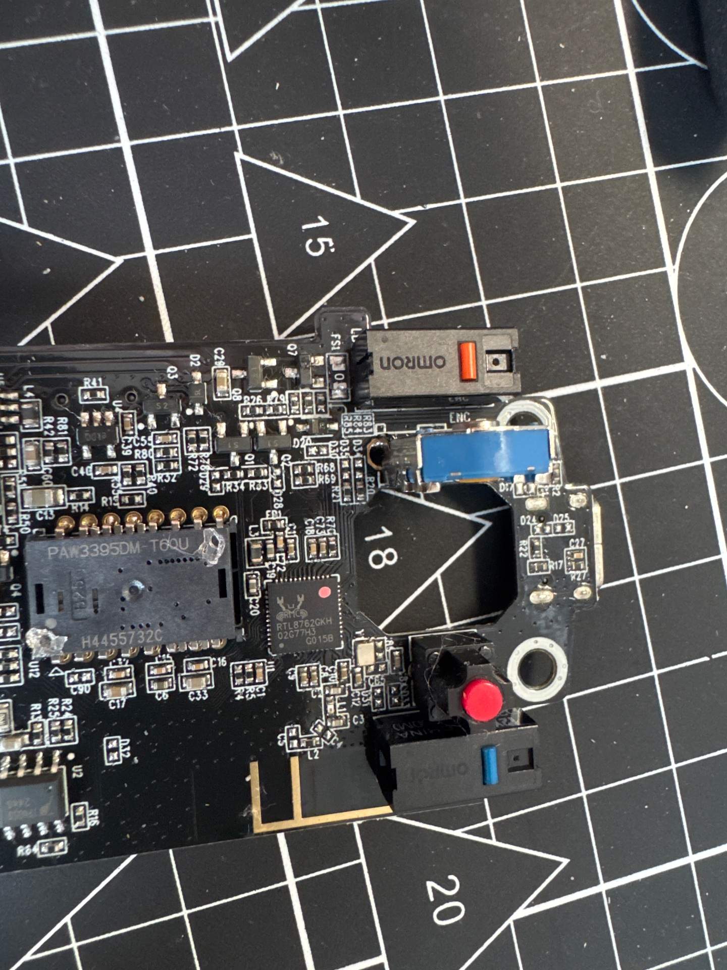 （客户自行邮寄）迈从A5V2u更换左红右蓝微动➕编码器 实拍图 2