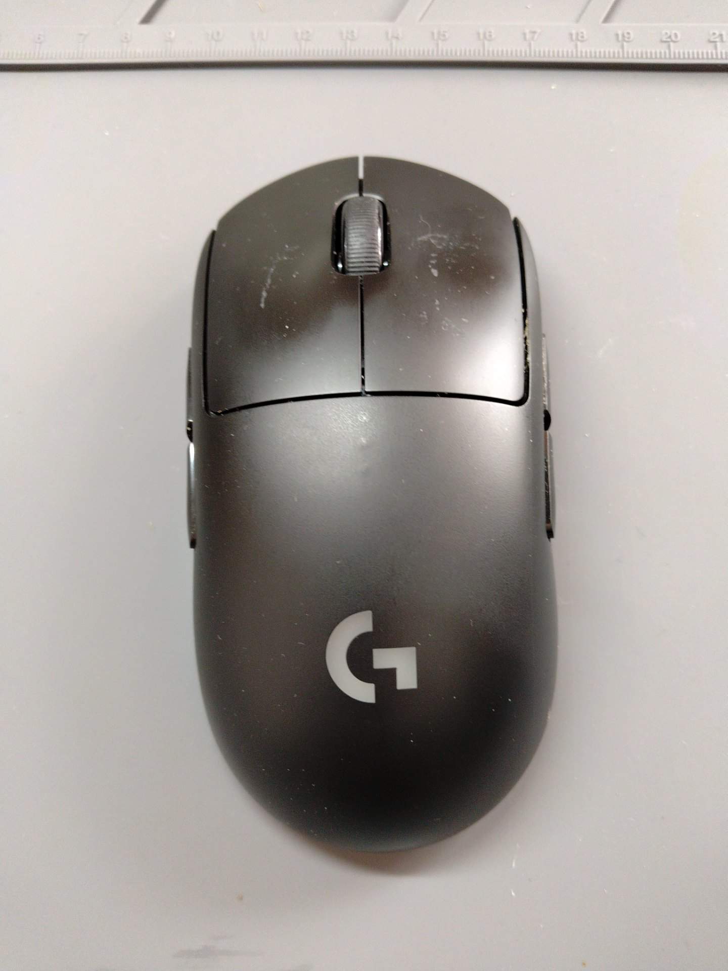 罗技gpw1代更换两个侧键和滚轮编码器 实拍图