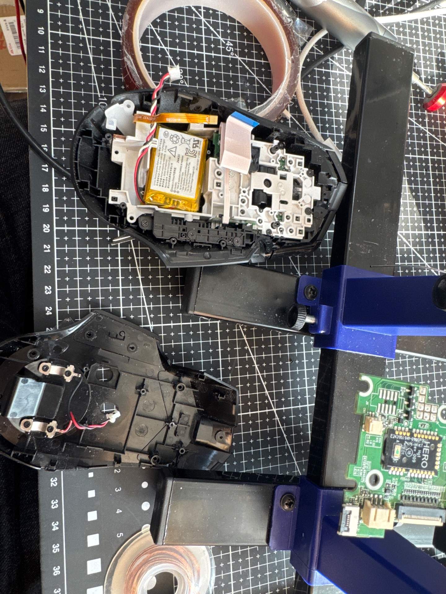 罗技g502xplus更换排线座 实拍图 3