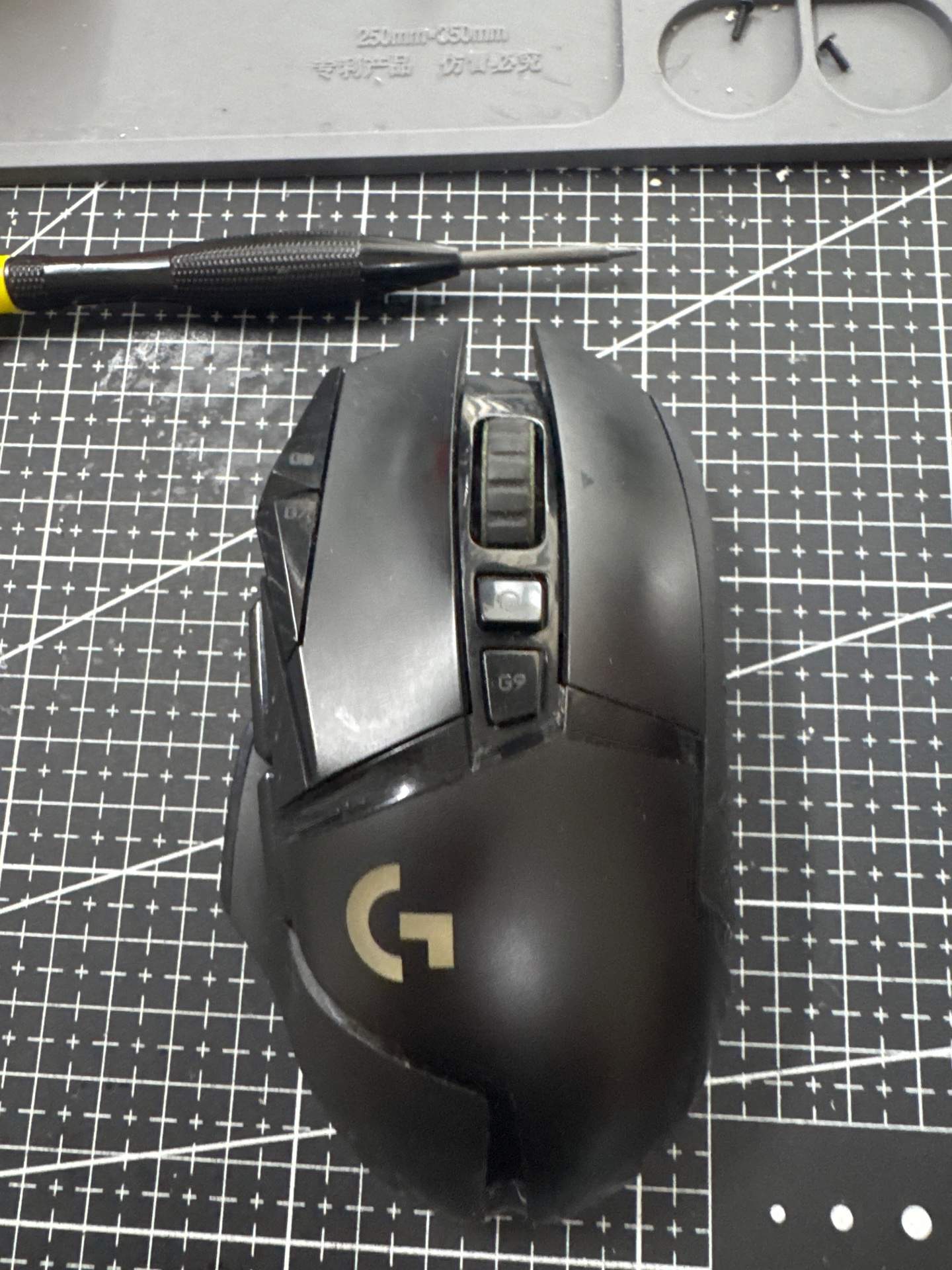 罗技G502 无线左右更换静音微动（棕黄）+ DPI按键更换 实拍图 3