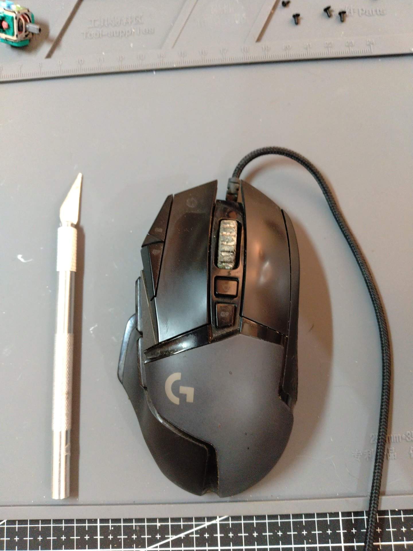 罗技 G502 换滚轮➕清洁 实拍图