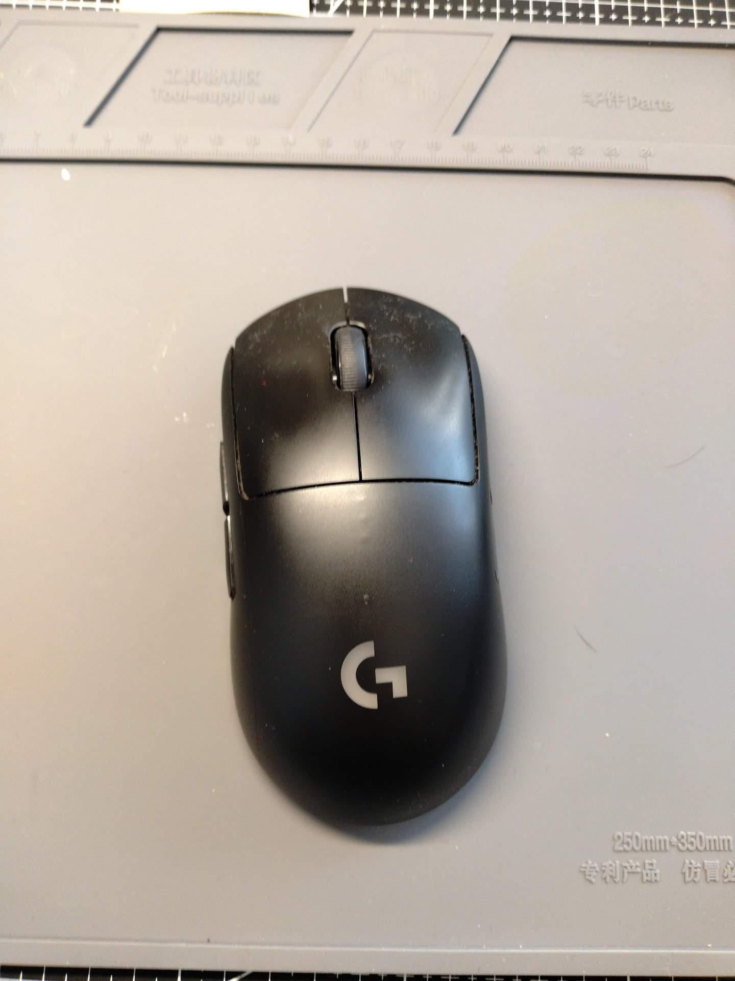 罗技GPW2更换左右新款100m白点 实拍图