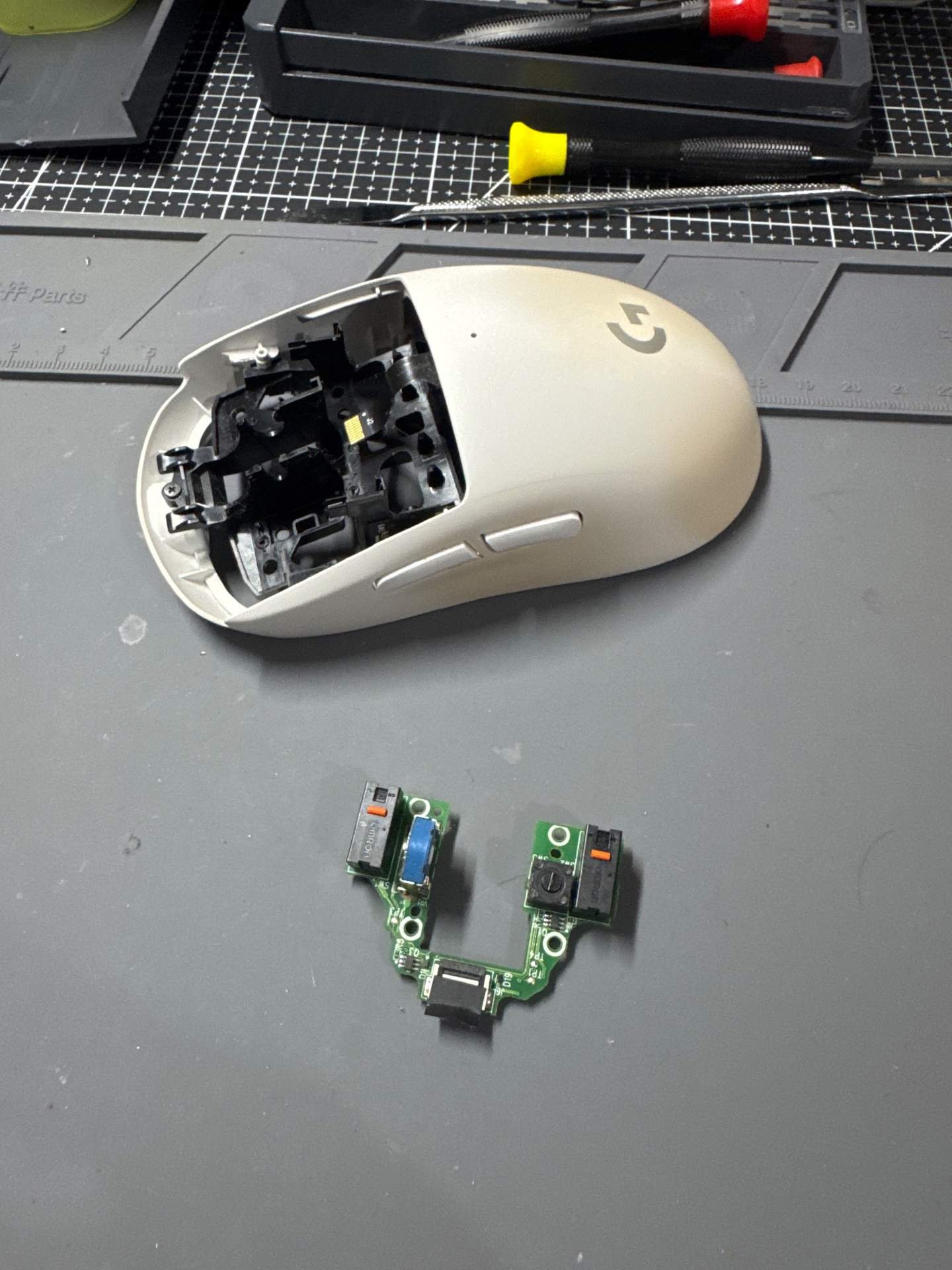 GPW3 滚轮坏了，客户要求更换【TTC】蓝金轮防尘编码器8MM 实拍图