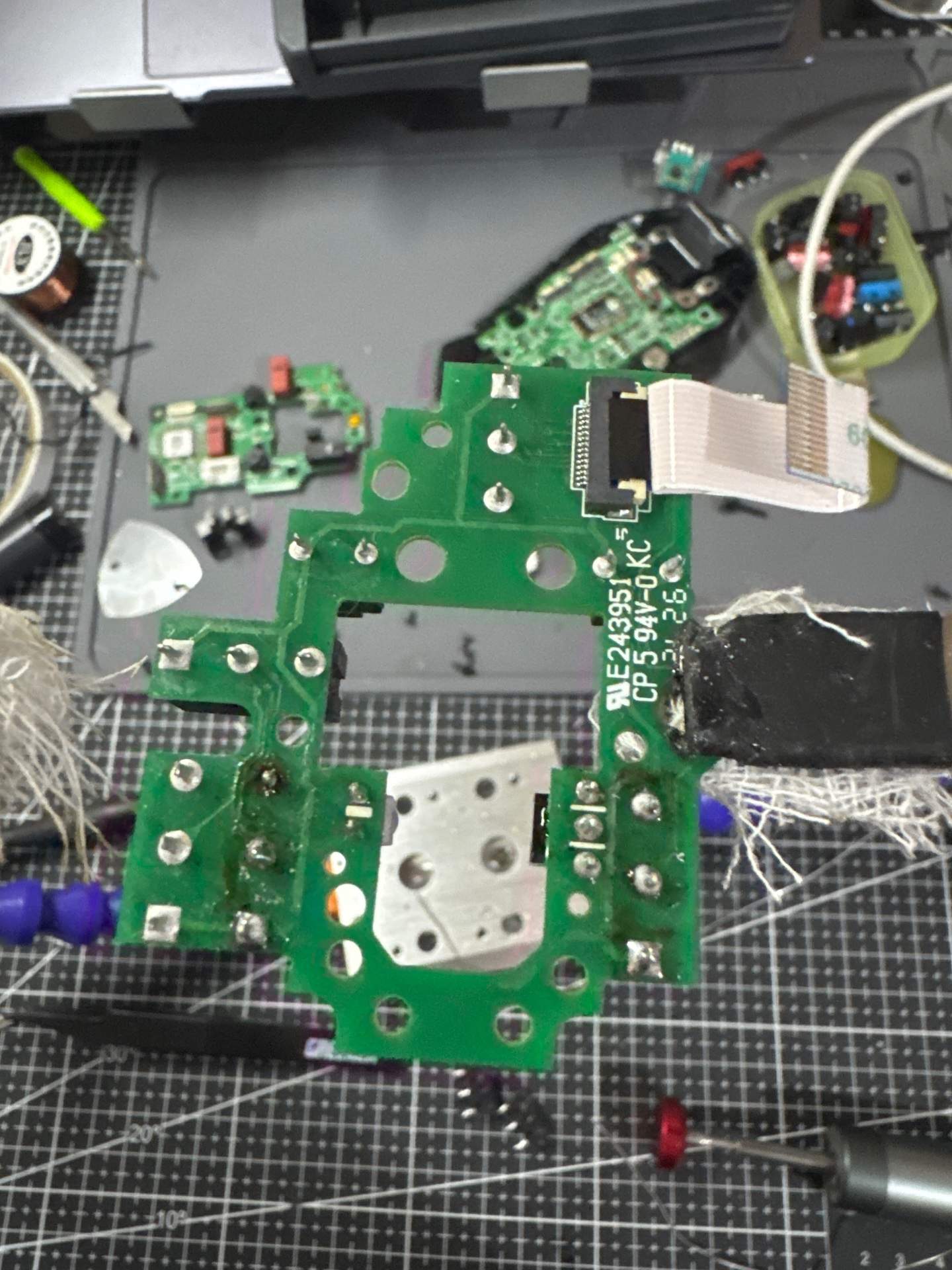 无线G502更换微动和编码器 实拍图 2