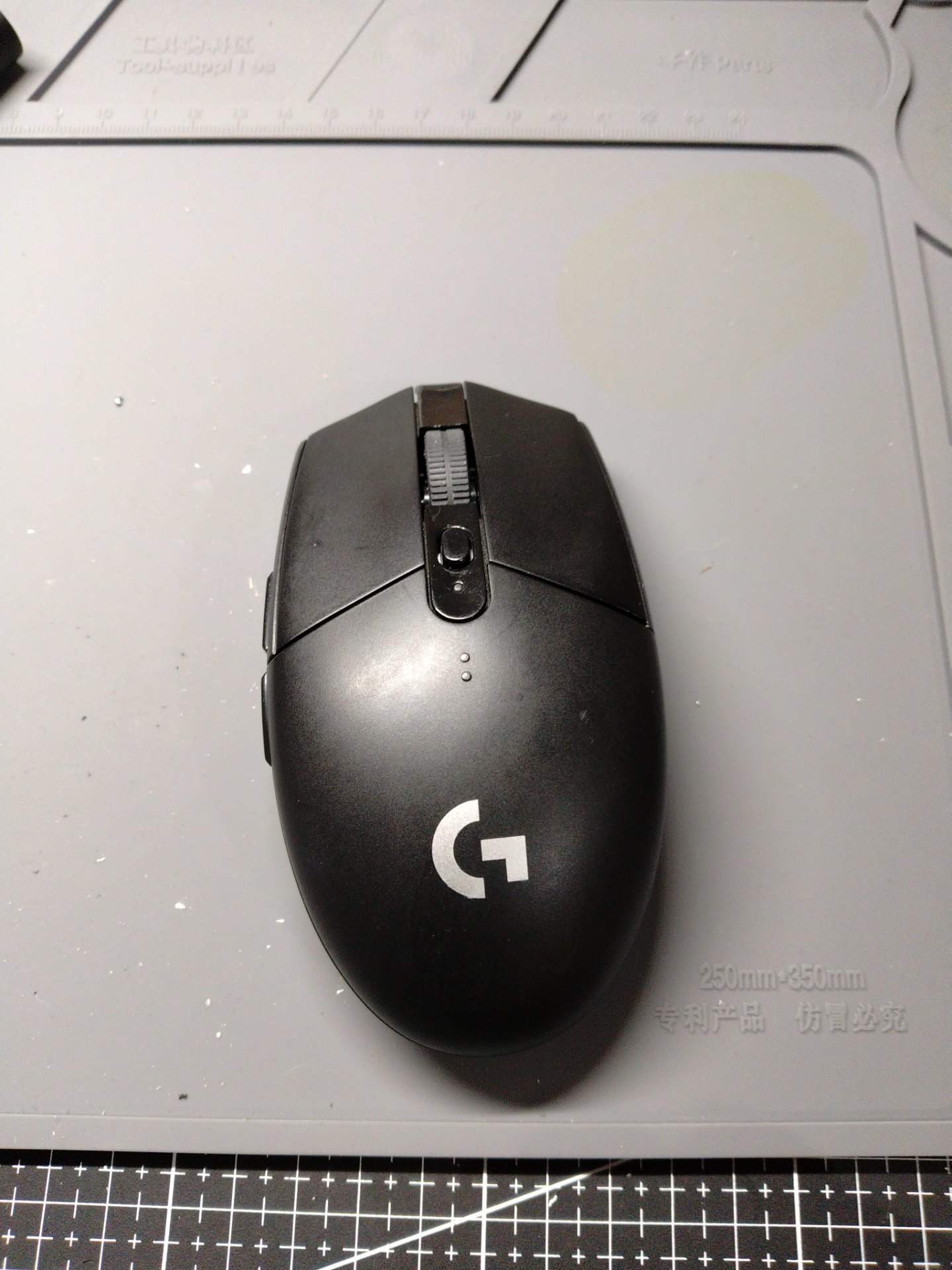 客户直接下单-罗技 G304 更换左右按键为蓝点 实拍图 2
