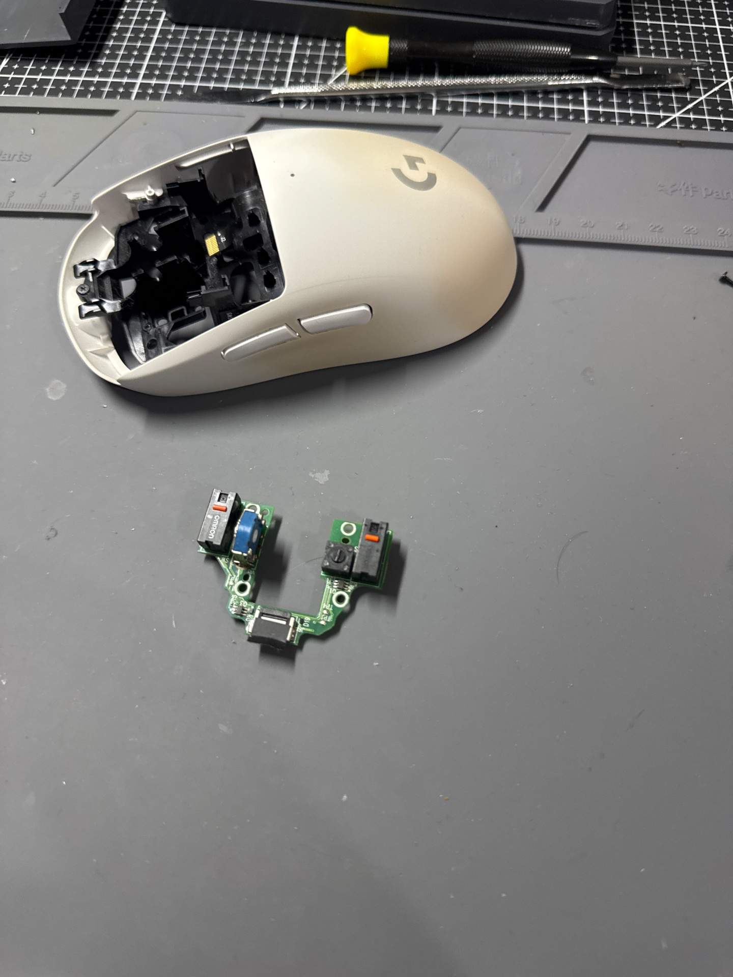 GPW3 滚轮坏了，客户要求更换【TTC】蓝金轮防尘编码器8MM 实拍图