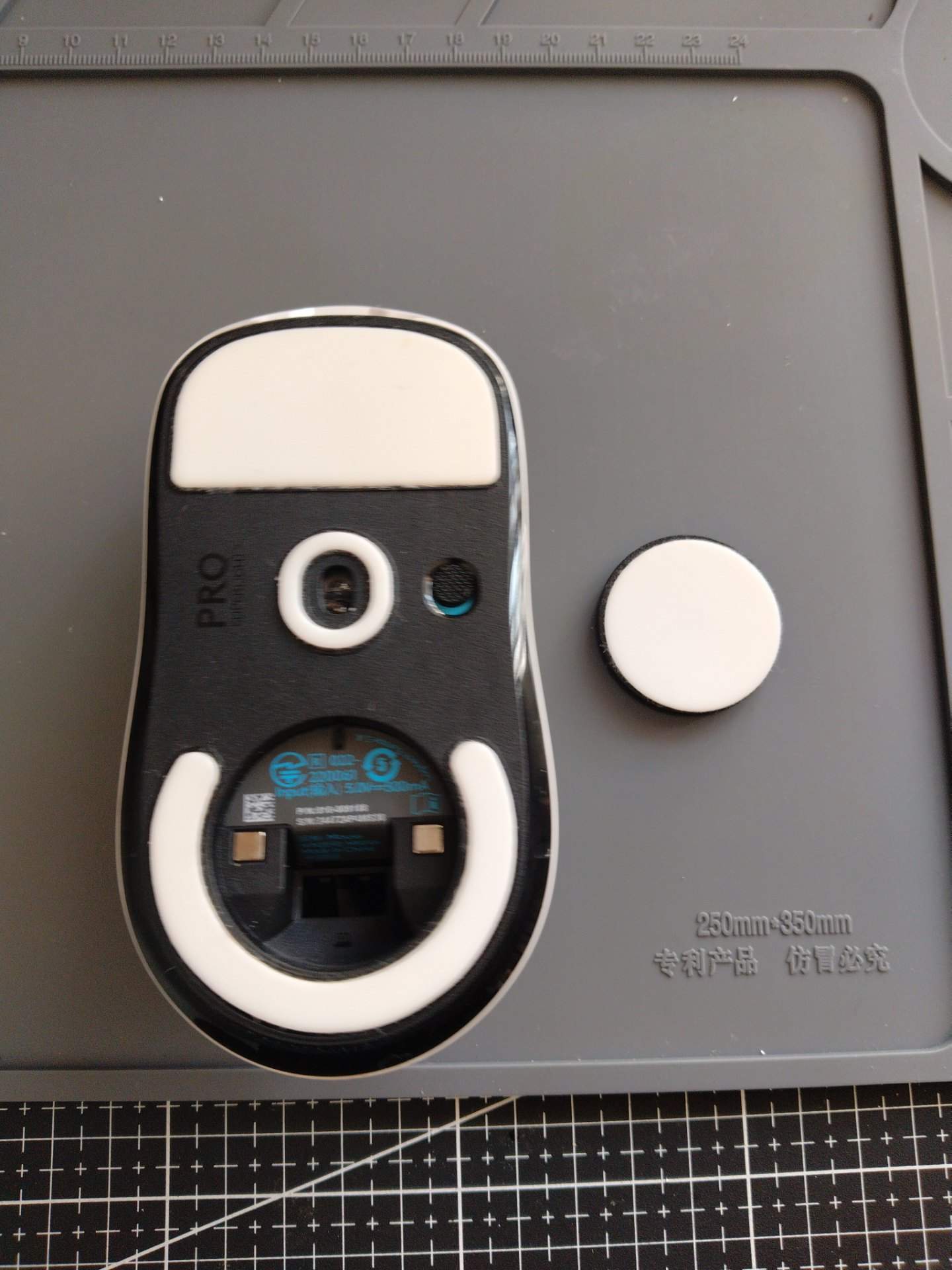 陕西省西安市客户罗技 GPW2更换滚轮编码器 实拍图