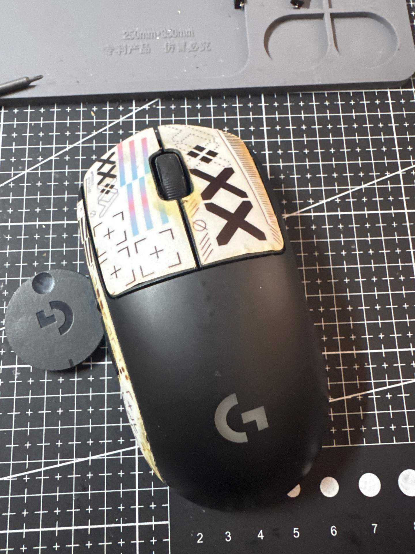 罗技 GPW1 维修（更换较多，见详细服务记录。）+ATK 维修滚轮故障 实拍图