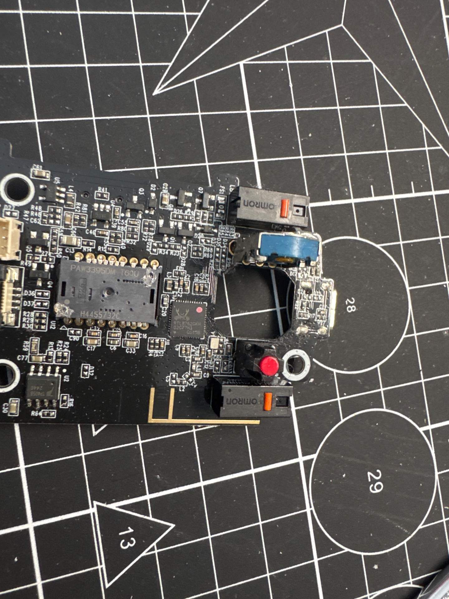 （客户自行邮寄）迈从A5V2u更换左红右蓝微动➕编码器 实拍图