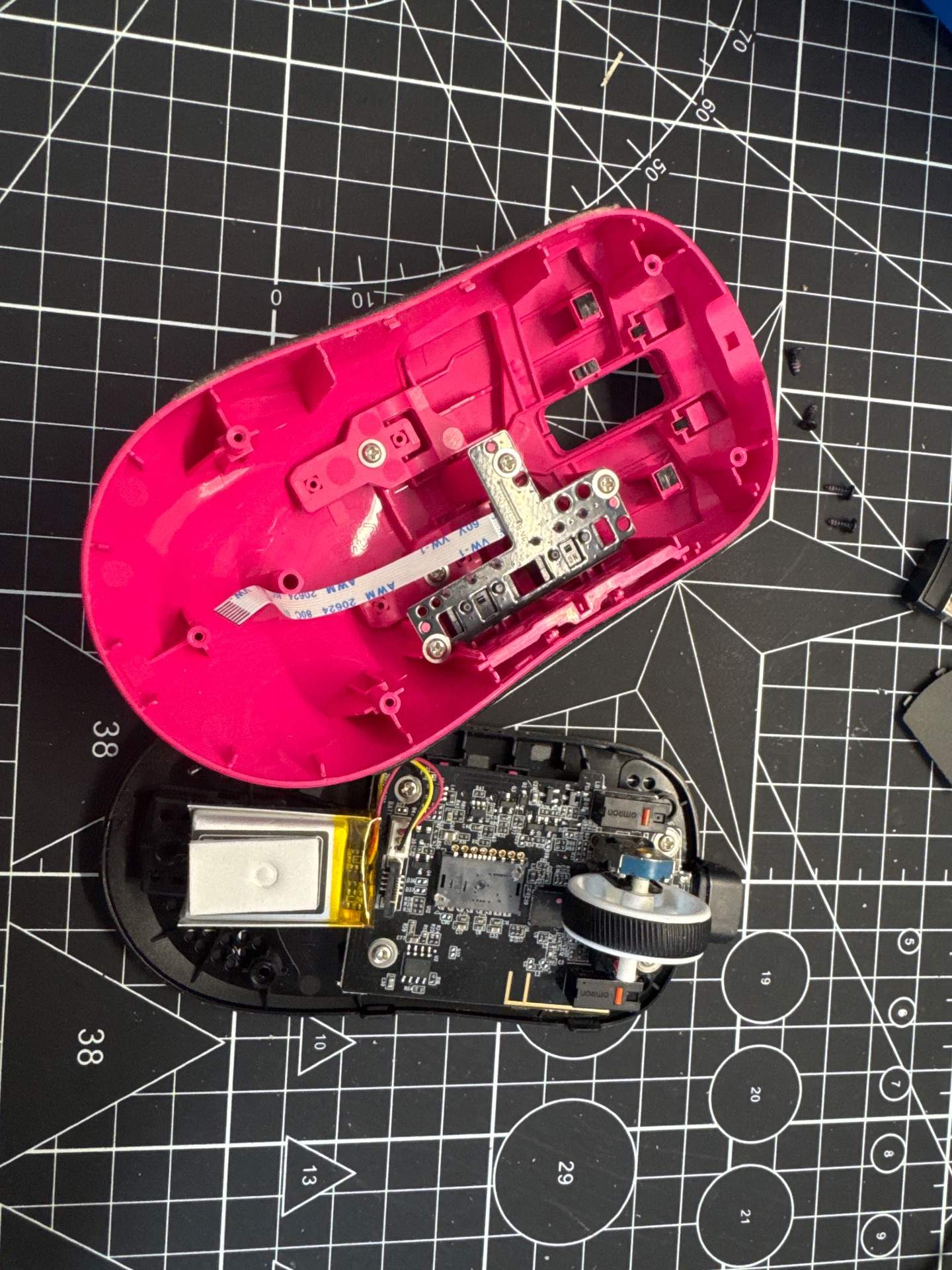 （客户自行邮寄）迈从A5V2u更换左红右蓝微动➕编码器 实拍图