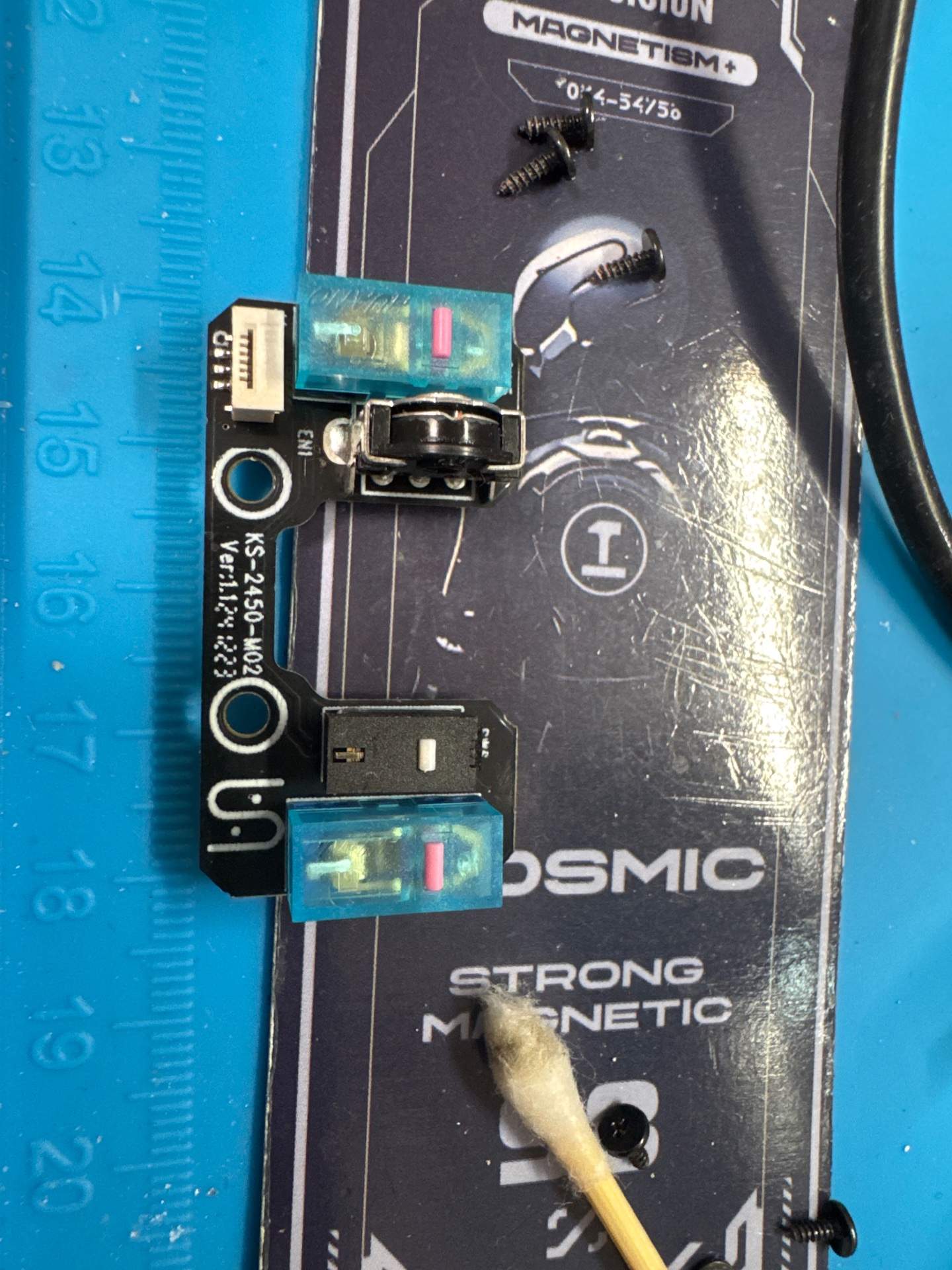 ZYGEN NP-01S W Wireless 修复空键程+更换微动 实拍图 3
