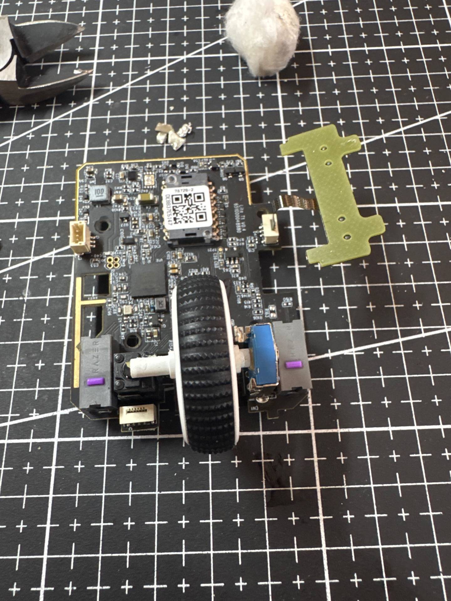 炼狱蝰蛇v3pro鼠标回滚更换 【TTC】蓝金轮防尘编码器15MM 实拍图