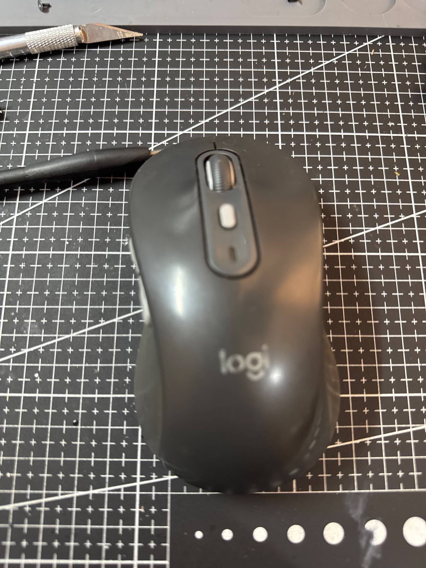 M750l左右键按起都不怎么回弹-更换【凯华】6*6*7.3静音黄点微动 实拍图
