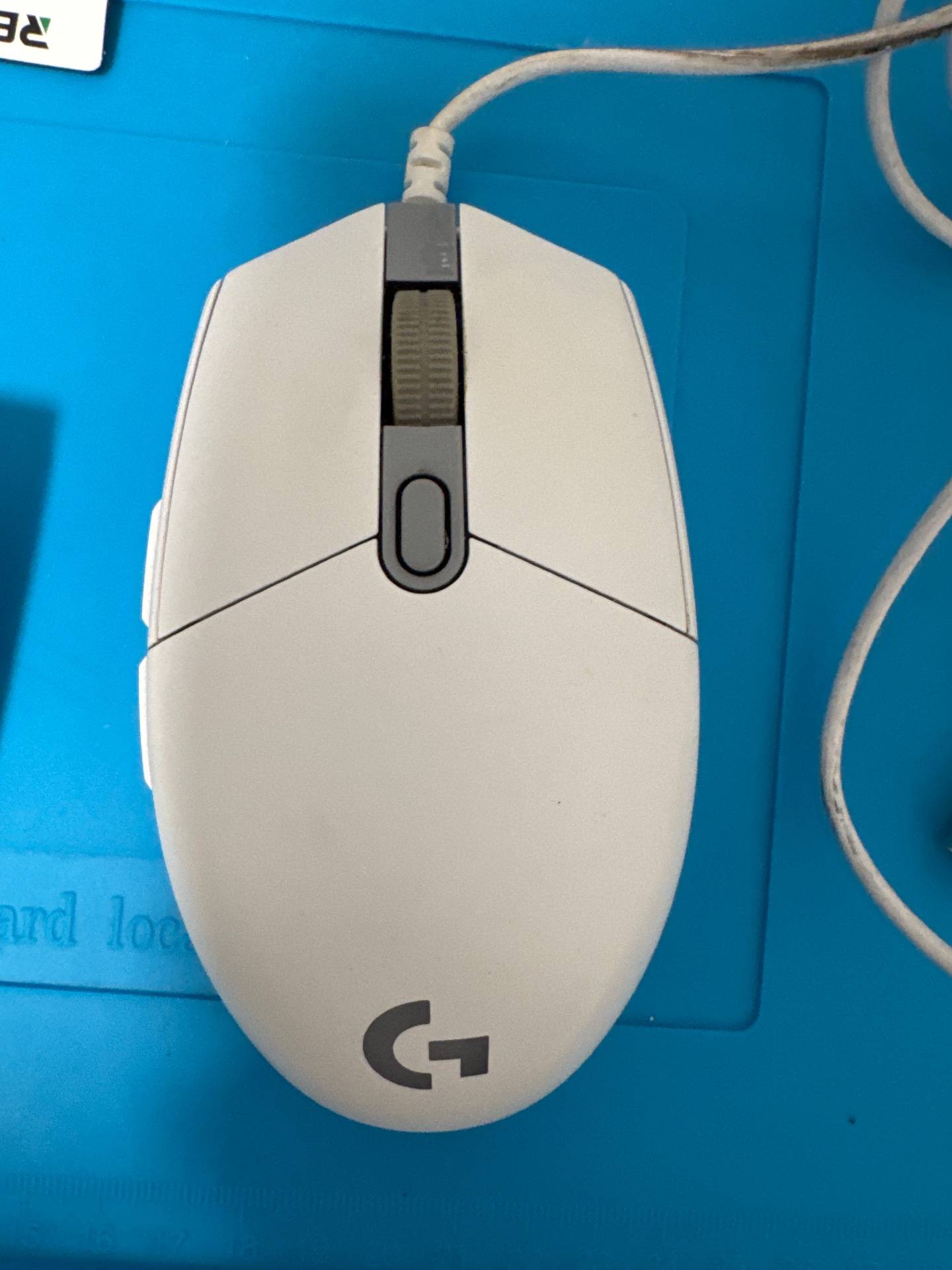 罗技G102 更换滚轮编码器 实拍图