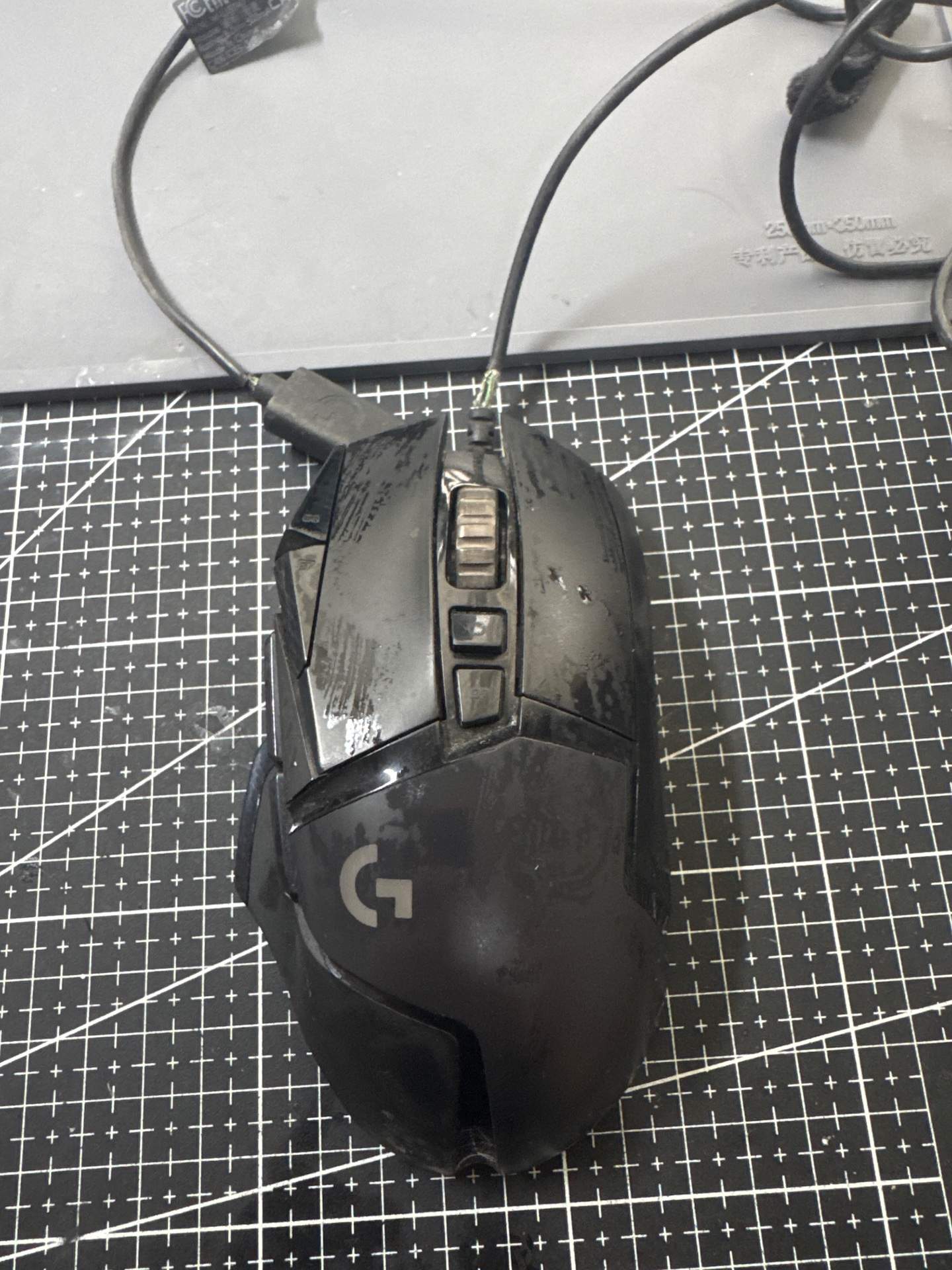 罗技G502--更换橡胶线 实拍图