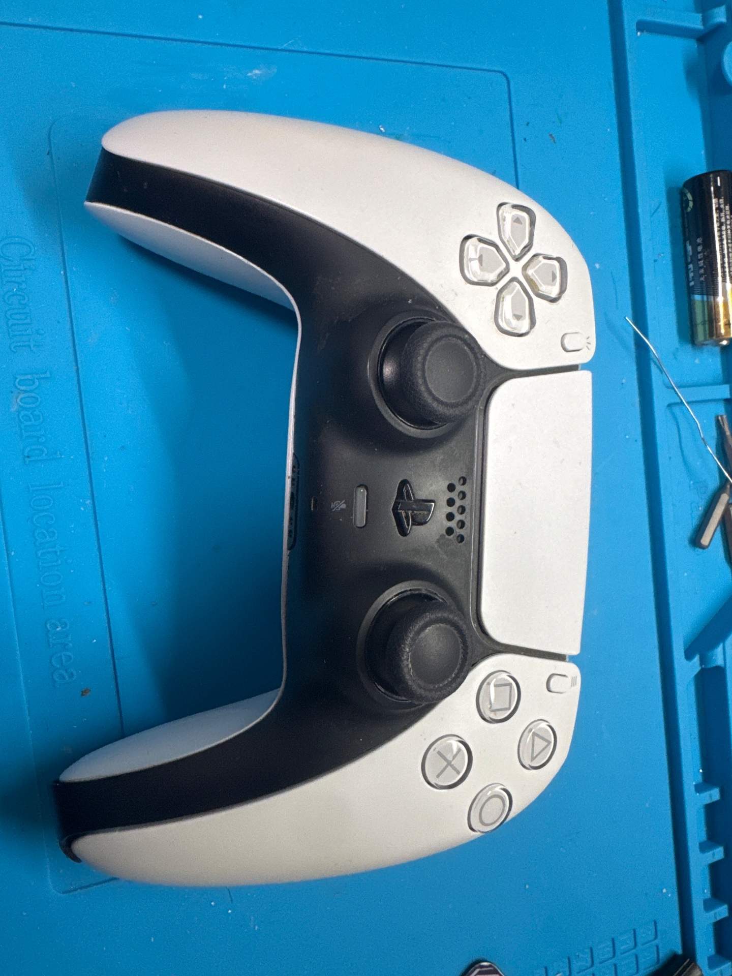 ps5维修更换摇杆+麦克风排线 实拍图