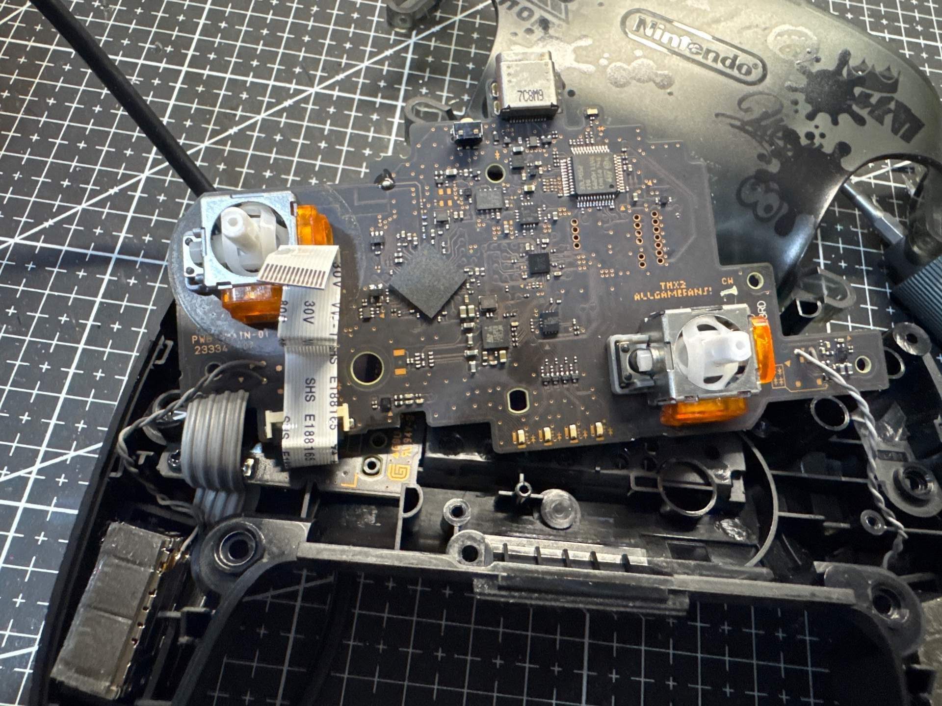 Switch Pro 摇杆更换完成效果